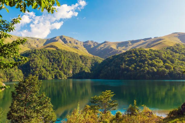 View to lake MaralGol in Azerbaijan Republic